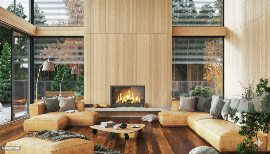 Wood Burning Insert Fireplace